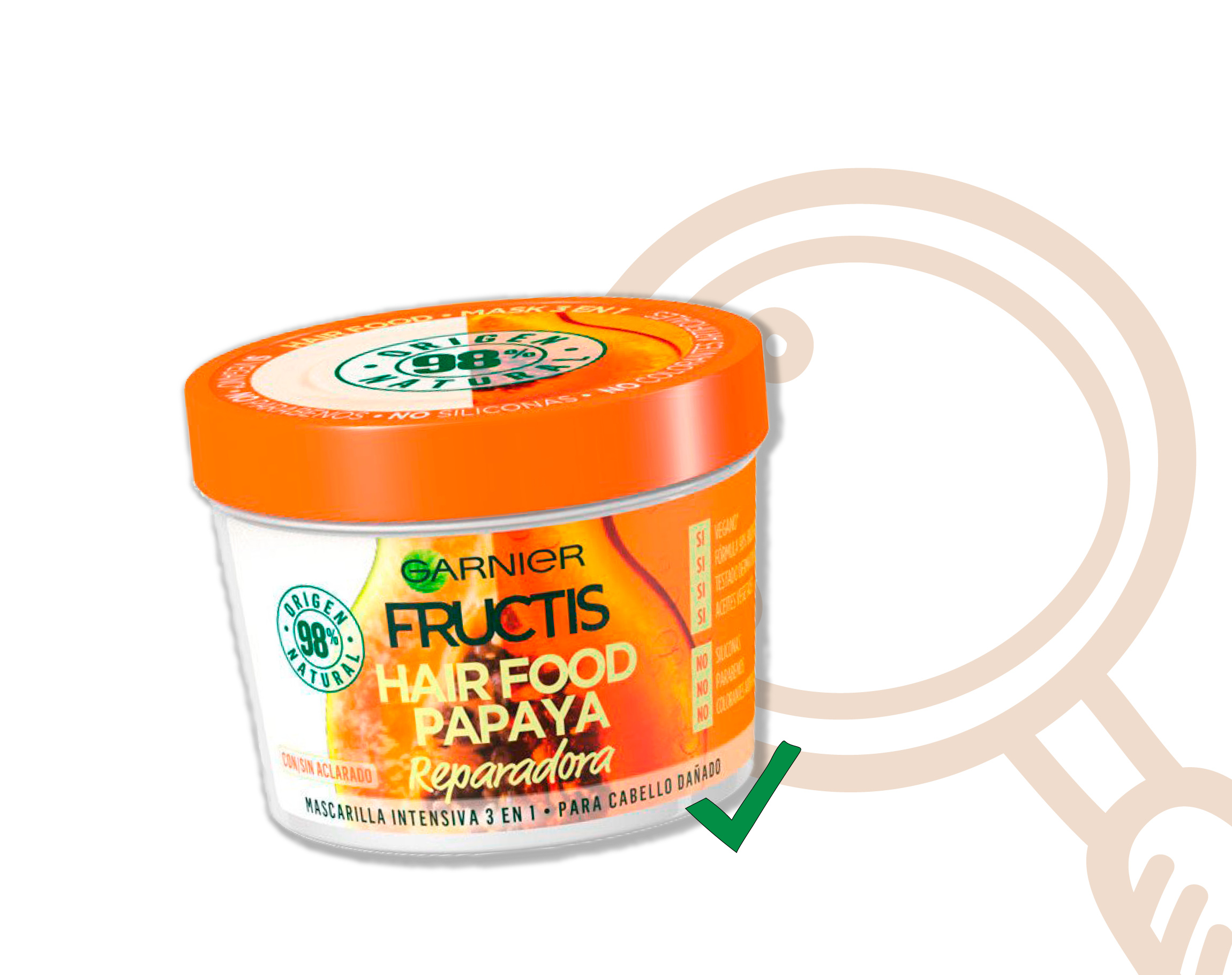 Analizamos Garnier Fructis Hair Food Papaya