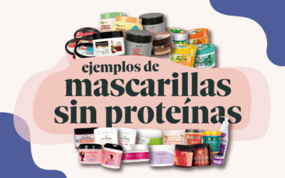 Mascarillas SIN proteínas – ejemplos de productos