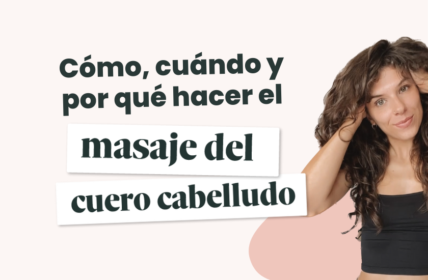 Masaje del cuero cabelludo para el crecimiento capilar